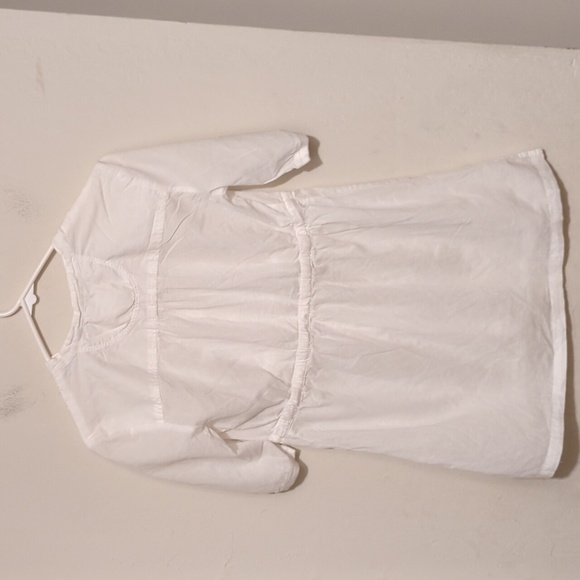 Converse One Star white sheer blouse size small - Picture 2 of 8
